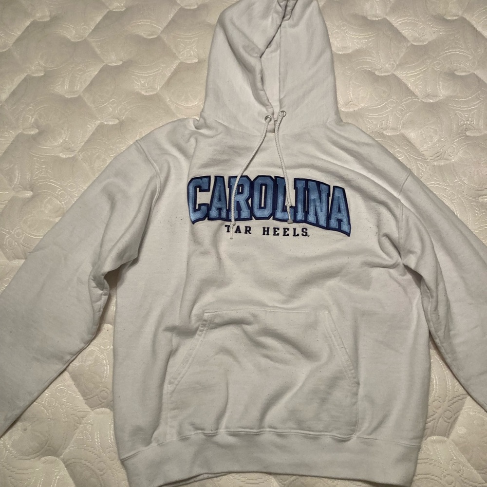 White Carolina Champion Hoodie